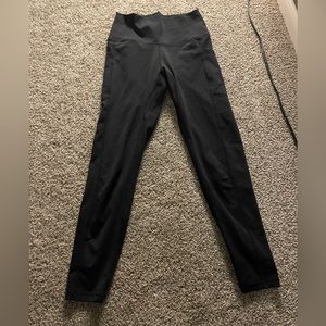 Black colorfulkoala leggings with side pockets 7/8 length
